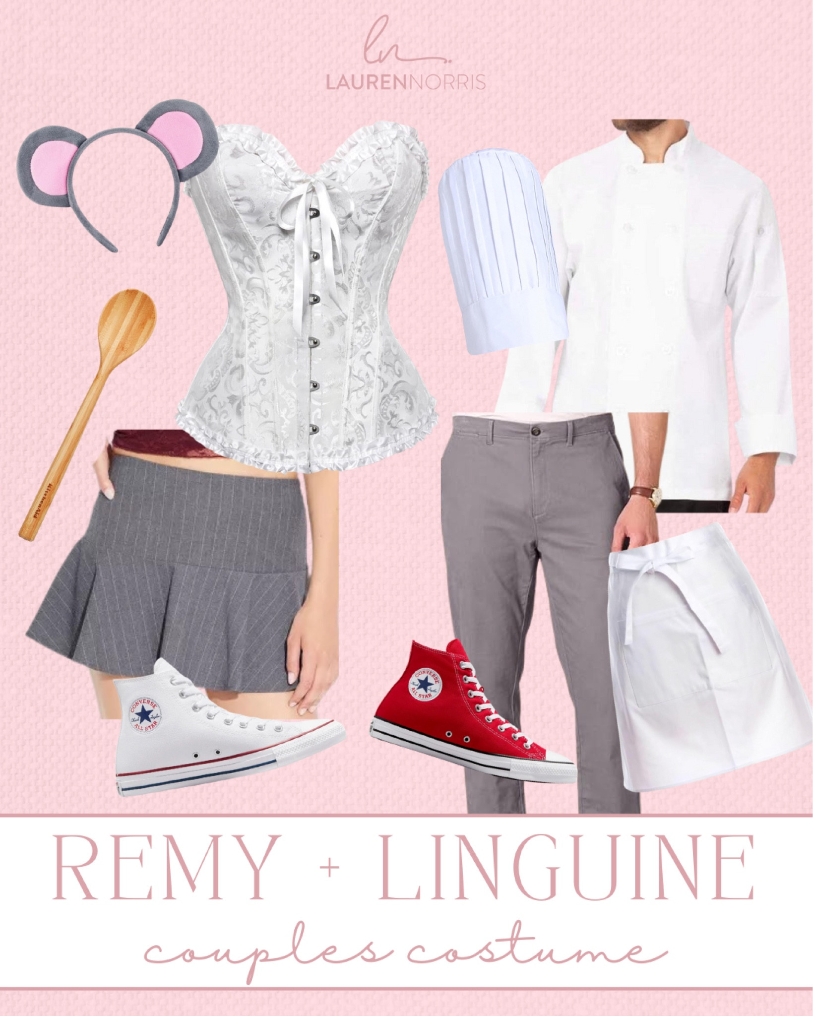 Couples Halloween costume: Remy and Linguine from Ratatouille 🐀👨🏼‍🍳 

#LTKHalloween #LTKSeasonal #LTKHoliday