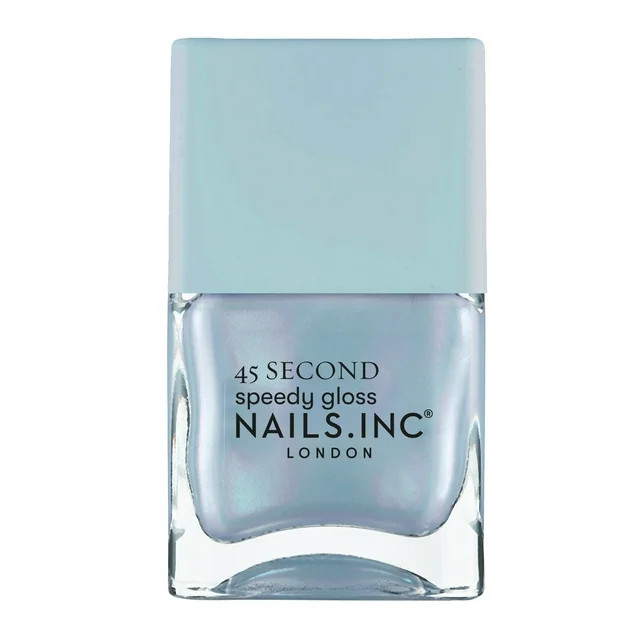 Nails.INC Quick Drying Nail Polish, Brooke, Blue and Pink Shimmer, 0.47 fl oz | Walmart (US)