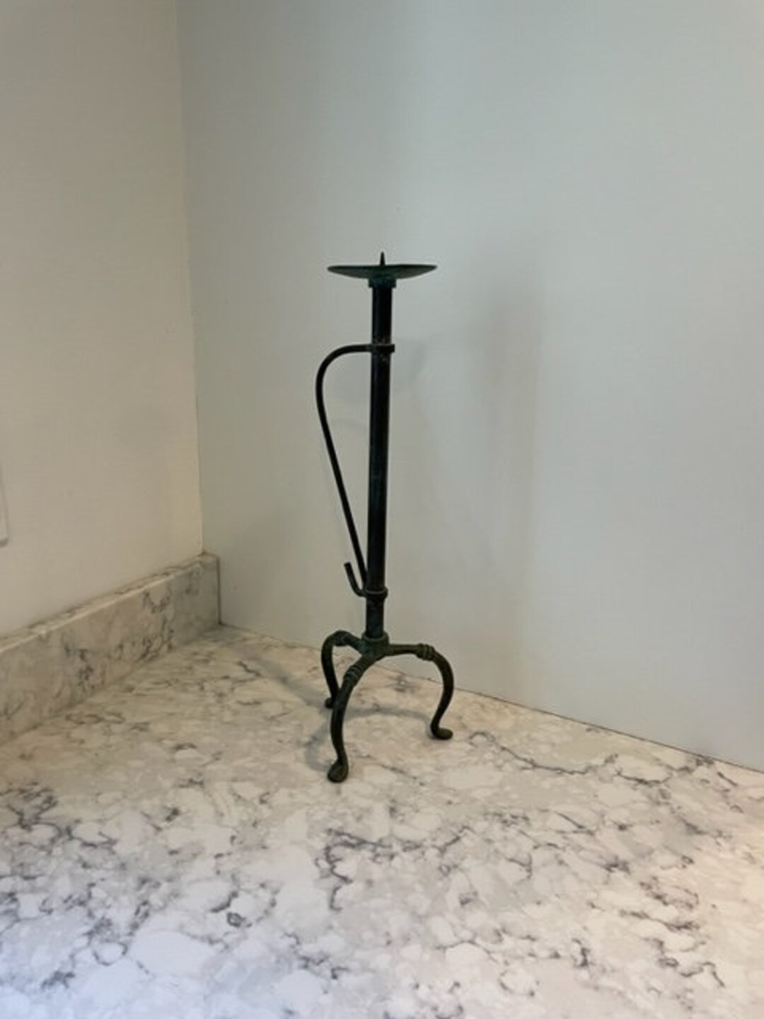 Tall Antique Candle Stick Holder - Etsy | Etsy (US)