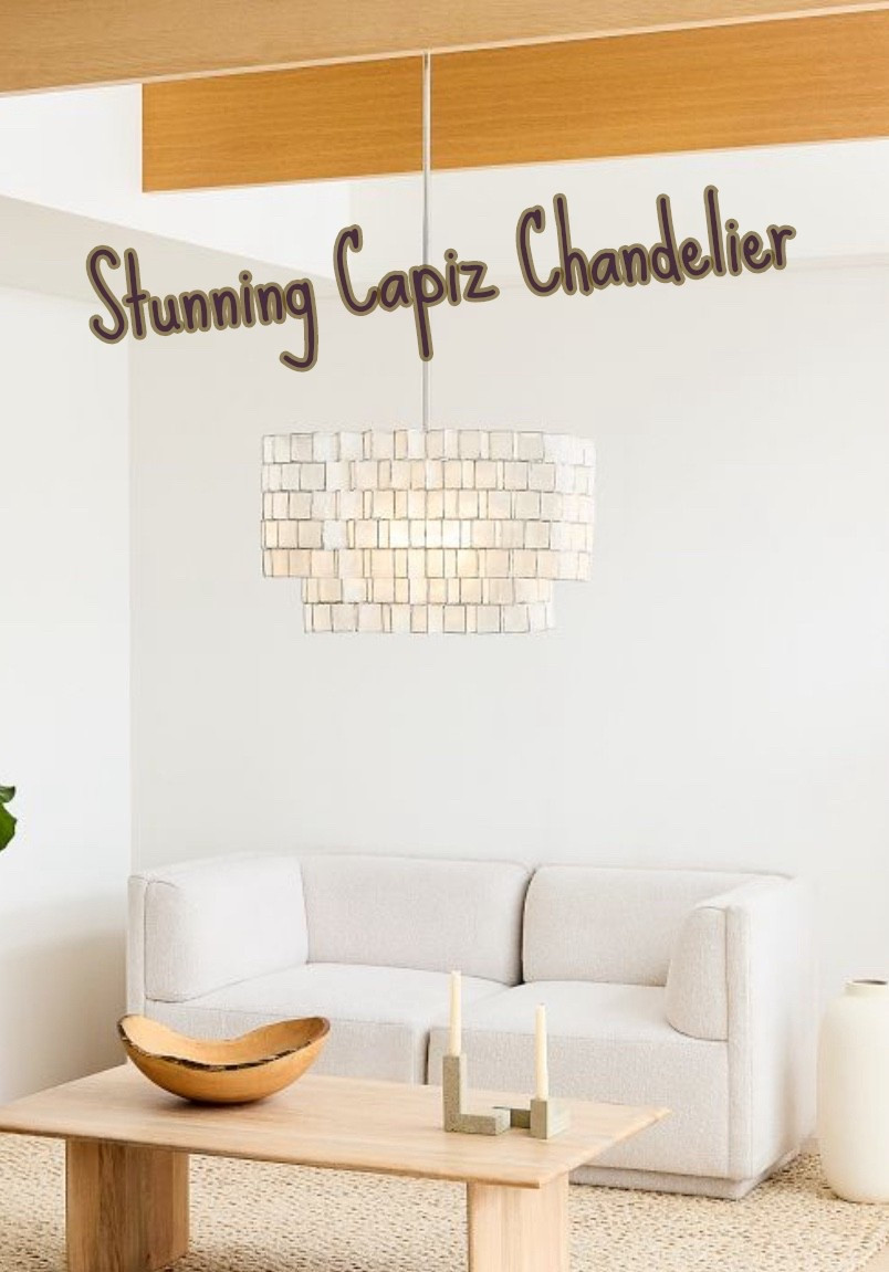 The stunning capiz chandelier is the perfect complement to a clean, modern room .




#homedecor #chandelier #quietluxury 

#LTKFamily #LTKStyleTip #LTKHome