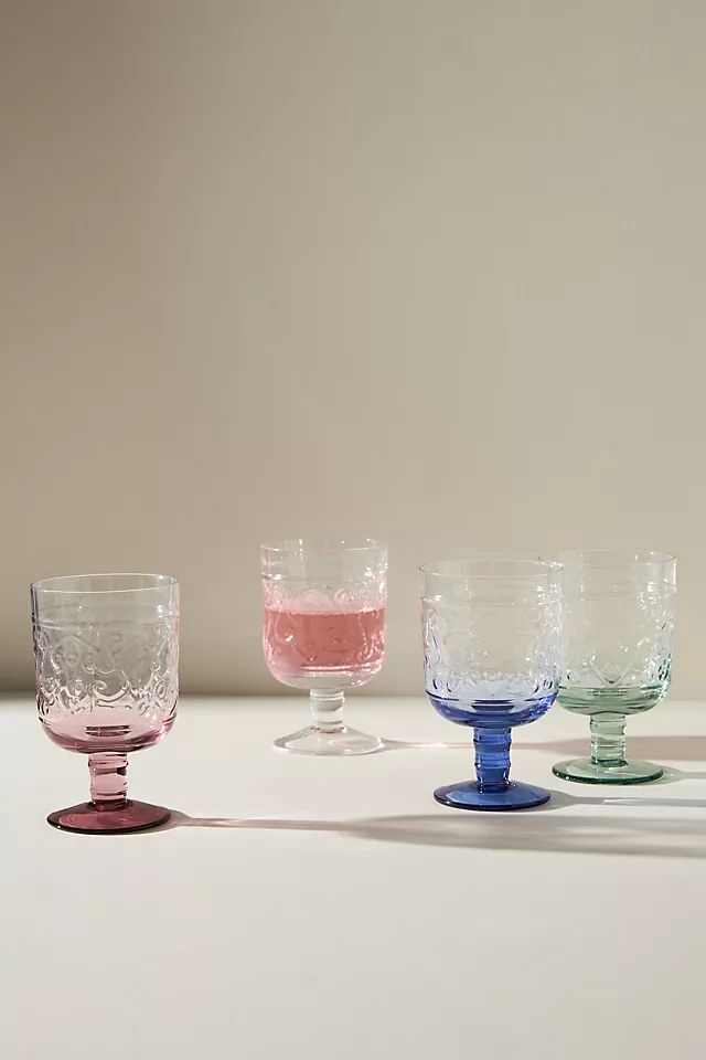 Toni Wine Glasses, Set of 4 | Anthropologie (US)