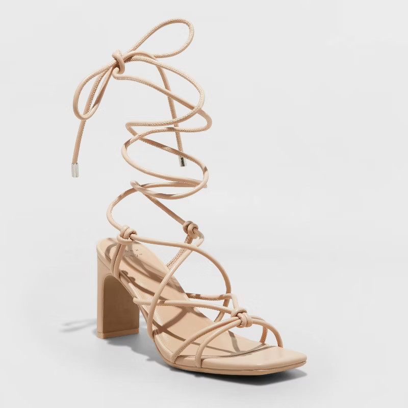 Women's Bria Strappy Heels - A New Day™ | Target