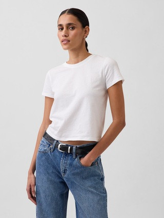 Cotton Jersey Shrunken T-Shirt | Gap (US)