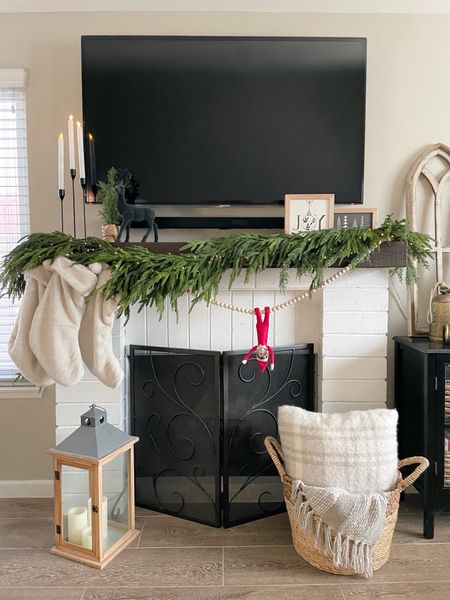 Christmas mantle 

#LTKSeasonal #LTKhome #LTKHoliday