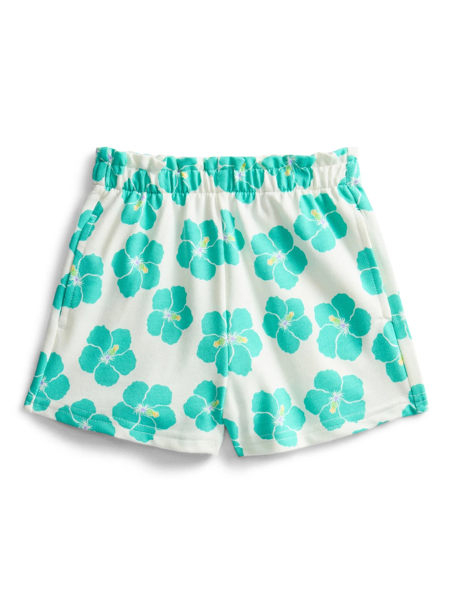 Wonder Nation Toddler Girls Soft Knit Pull On Shorts, Sizes 18M-5T | Walmart (US)