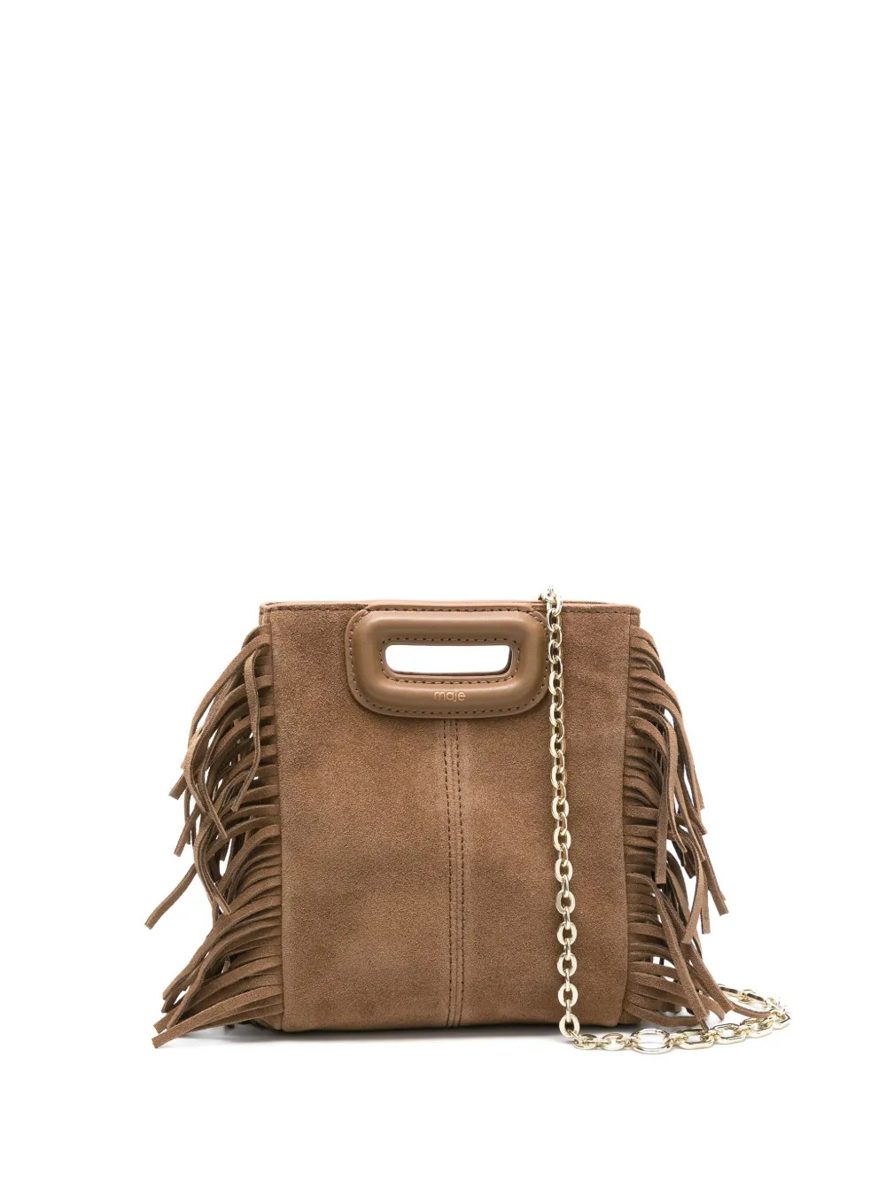 Maje Kleine Tasche Mit Fransen | Braun | FARFETCH DE | Farfetch Global