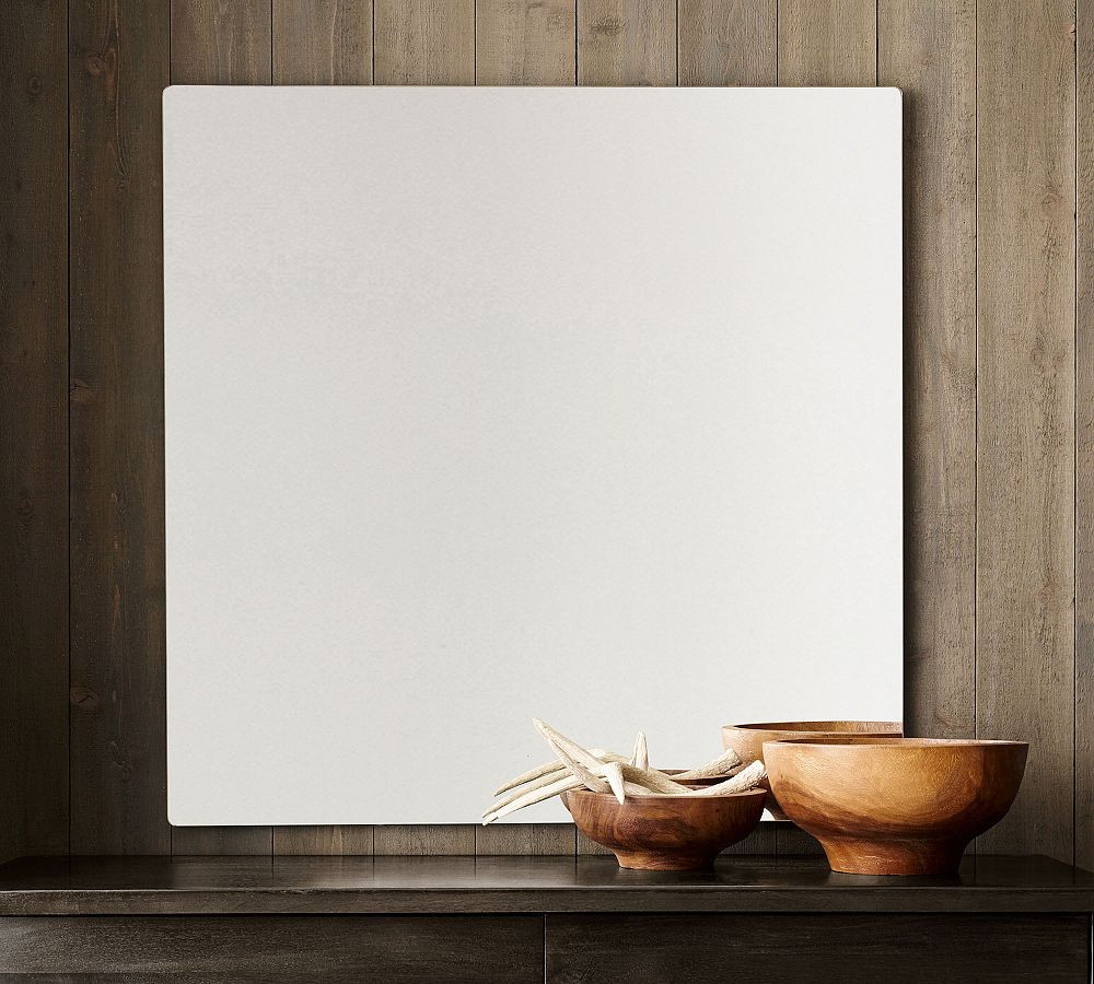 Rienne Frameless Square Wall Mirror | Pottery Barn (US)