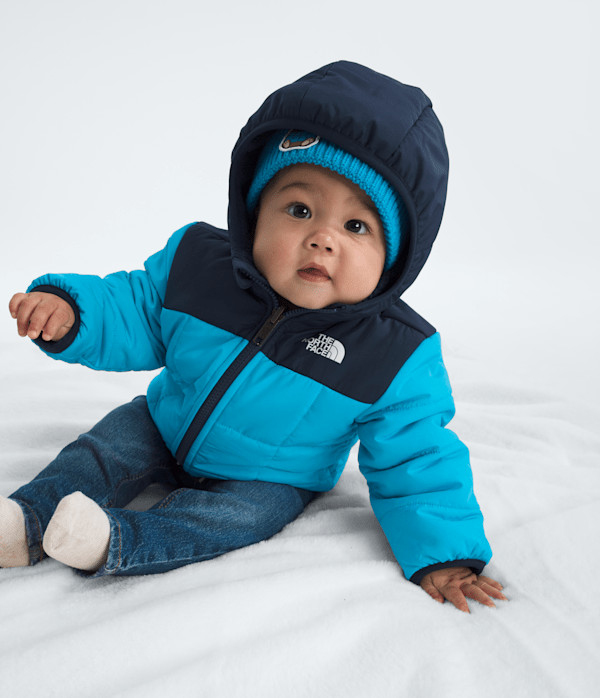 The North Face Baby Boys’ Reversible Shasta Full-Zip Hooded Water-Repellent Jacket (Kids Size: 0-3M): Meridian Blue/Summit Navy | The North Face (US)