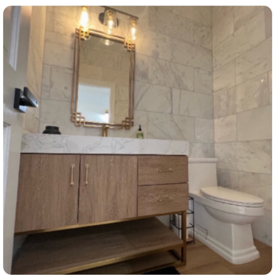 I’ve gotten more compliments on this bathroom than any other room! It is amazing since it was one of the smallest projects in the house! This light oak vanity with marble tile really opened up the space! I may need to do this same look in my kids bathrooms!🤎
.
.


#LTKCon

#LTKSale




























Bathroom, master bathroom, home renovation, home Decour, remodel, vanity, mirror, toilet, lighting, hardware, towels,

Follow my shop @fitnesscolorado on the @shop.LTK app to shop this post and get my exclusive app-only content!

#liketkit 
@shop.ltk
https://liketk.it/40lkE

Follow my shop @fitnesscolorado on the @shop.LTK app to shop this post and get my exclusive app-only content!

#liketkit 
@shop.ltk
https://liketk.it/41IpW

Follow my shop @fitnesscolorado on the @shop.LTK app to shop this post and get my exclusive app-only content!

#liketkit 
@shop.ltk
https://liketk.it/41M0c

Follow my shop @fitnesscolorado on the @shop.LTK app to shop this post and get my exclusive app-only content!

#liketkit 
@shop.ltk
https://liketk.it/42pBk#LTKFind 

Follow my shop @fitnesscolorado on the @shop.LTK app to shop this post and get my exclusive app-only content!

#liketkit #LTKGiftGuide #LTKSeasonal #LTKHoliday #LTKVideo #LTKhome #LTKU #LTKsalealert #LTKover40 #LTKmidsize #LTKparties #LTKfindsunder50 #LTKfindsunder100 #LTKbeauty #LTKstyletip #LTKfitness #LTKplussize #LTKworkwear #LTKshoecrush #LTKbump #LTKmens #LTKbrasil #LTKswim #LTKitbag #LTKkids #LTKwedding #LTKaustralia #LTKtravel #LTKbaby #LTKfamily #LTKeurope #LTKAsia #LTKhome #LTKfamily #LTKsalealert #LTKeurope
@shop.ltk
https://liketk.it/480gX