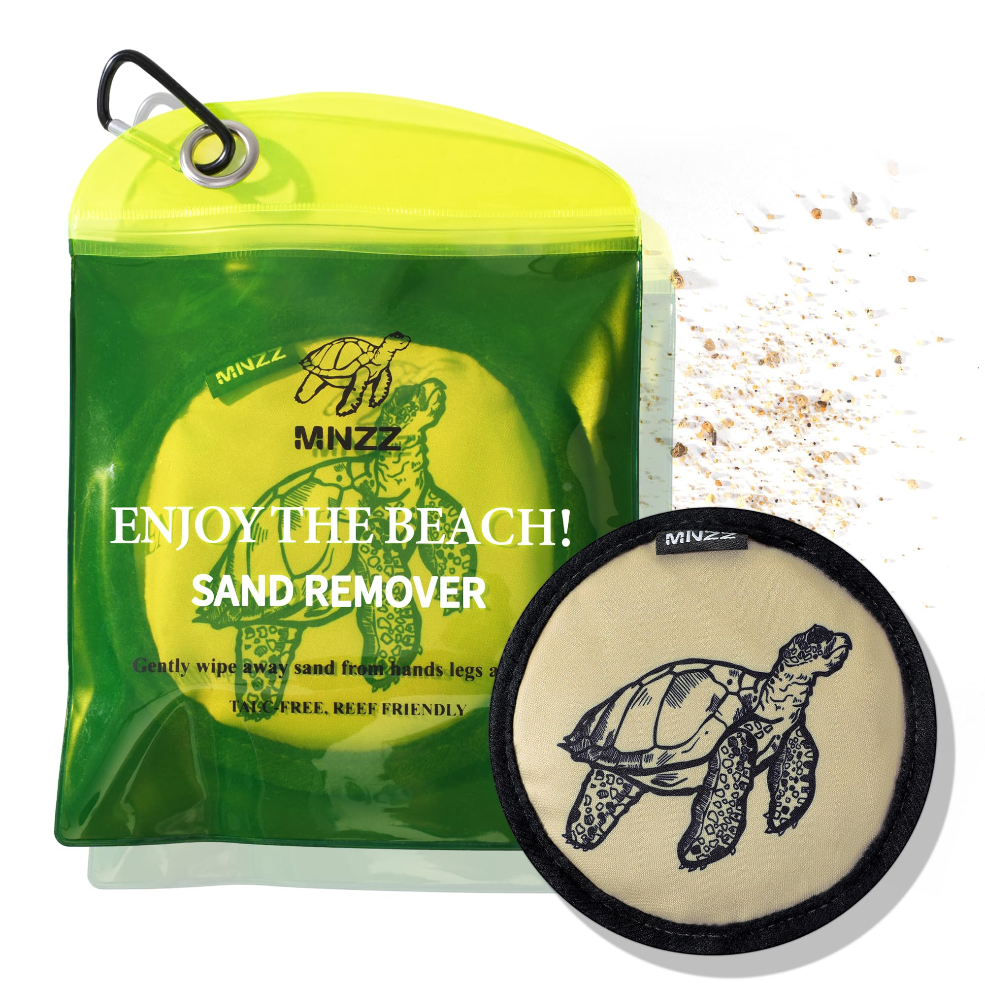 Beach Sand Remover Sand Eraser Wipe Mitt Family Kids Women 2024 Summer Vacation Essentials Europe... | Amazon (US)