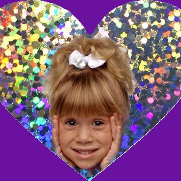 HOLOGRAPHIC HEART MICHELLE TANNER  Throw Pillow | Redbubble (US)