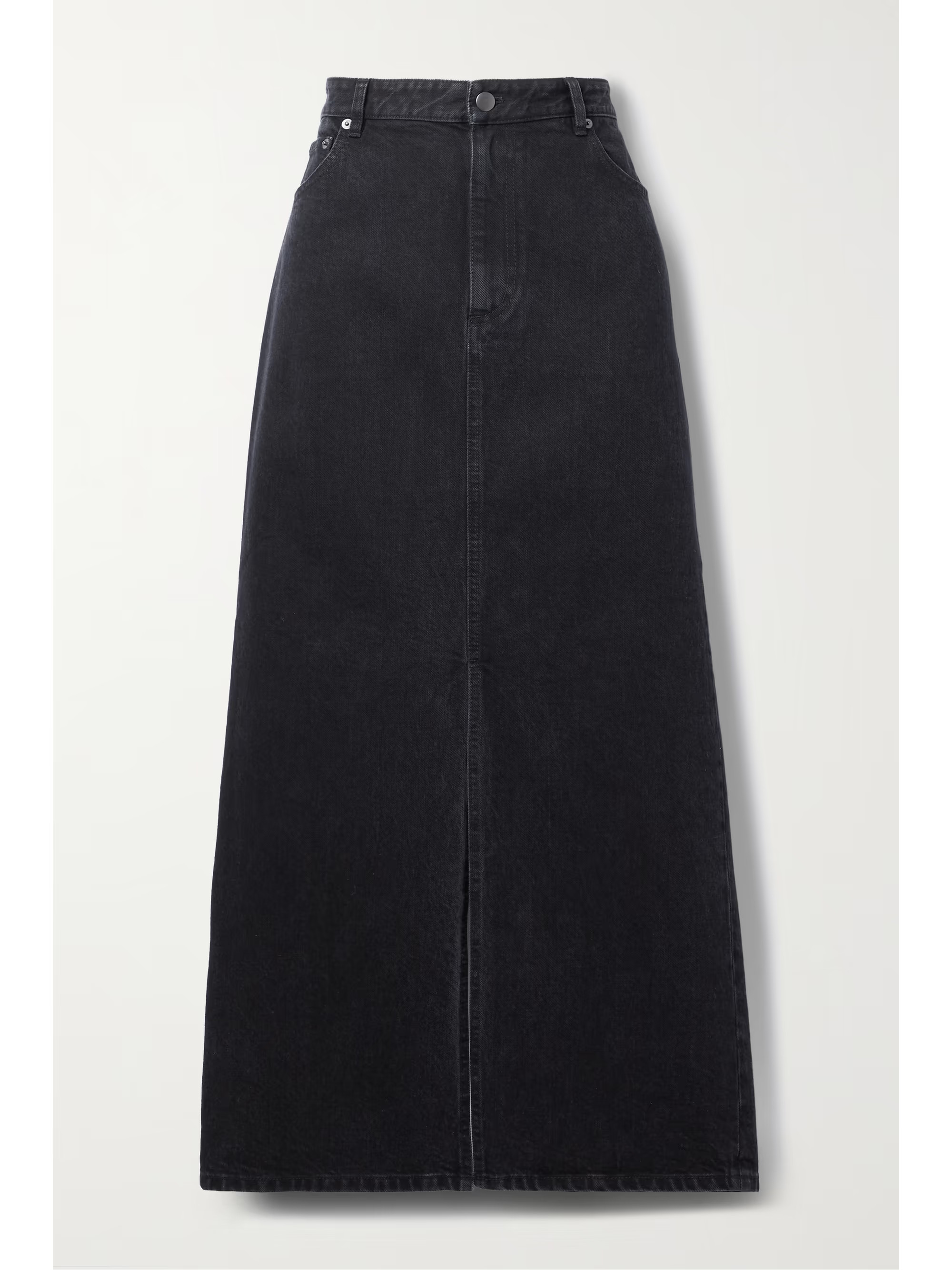 Stretch-denim maxi skirt | NET-A-PORTER (US)