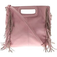 Maje Leather Satchel: Pink Bags | ThredUp (US)