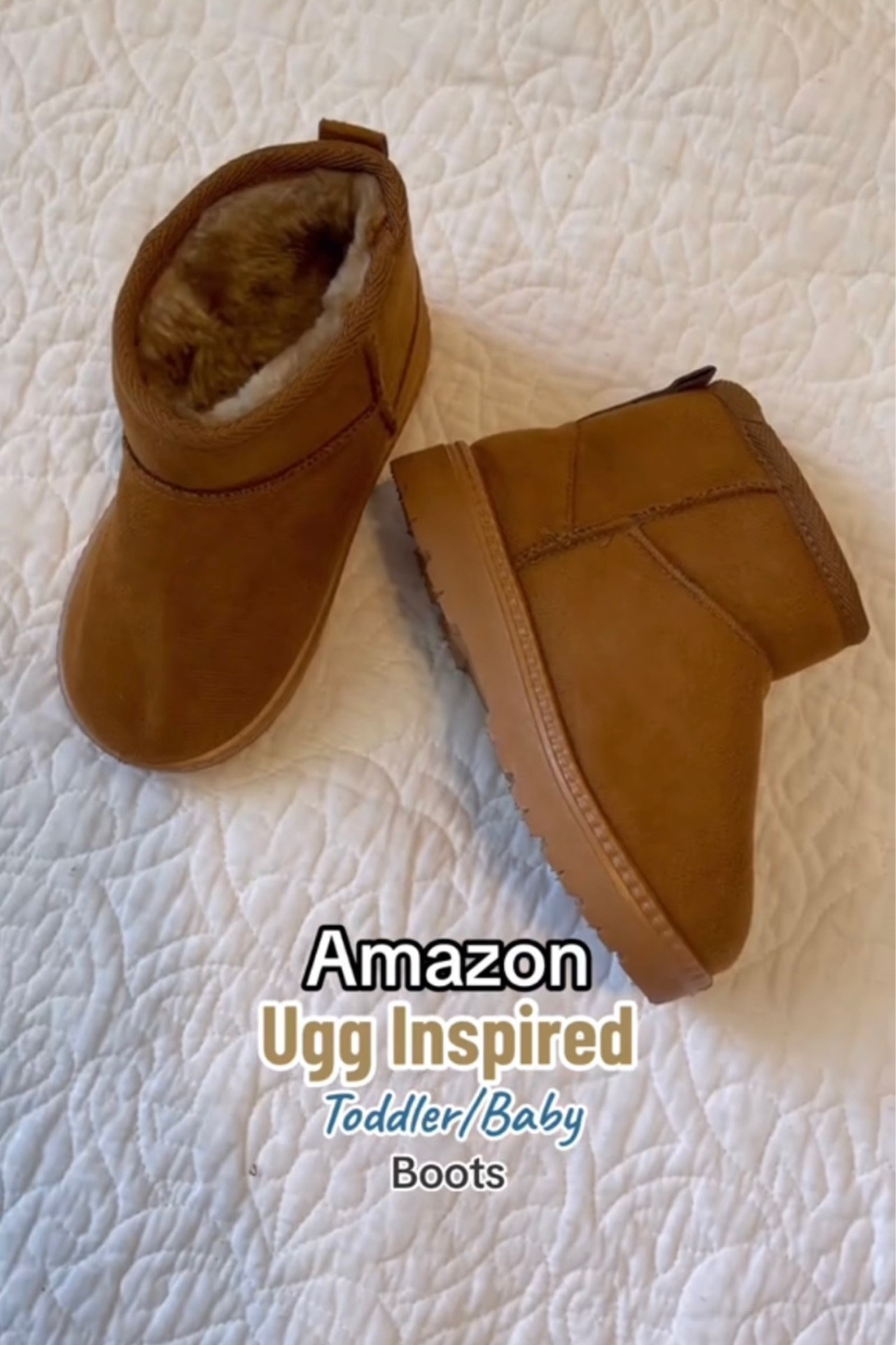 Ugg Du*pes for Toddlers on Amazon! So cute! And come in 3 different colors! 🍂🤎 #amazon #amazonfinds #toddler #baby #uggs

#LTKbaby #LTKSeasonal #LTKkids