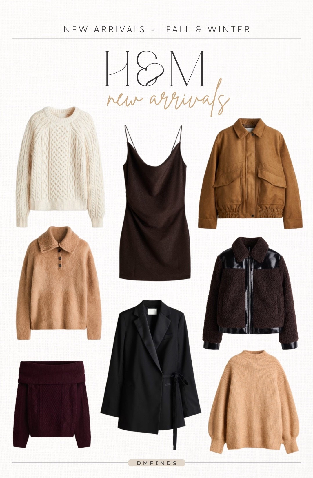 new at H&M fall and winter // fashion favorites. fall dress. sweater weather. cozy outfit. autumn outfit. fall shoes. fall bags. fall boots. // #LTKstyletip #LTKautumn #LTKSeasonal