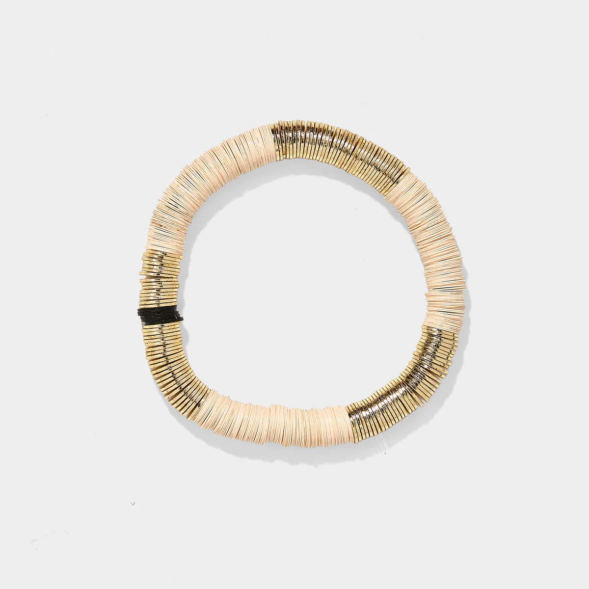 Cream Vinyl Bracelet 8mm | Allie + Bess