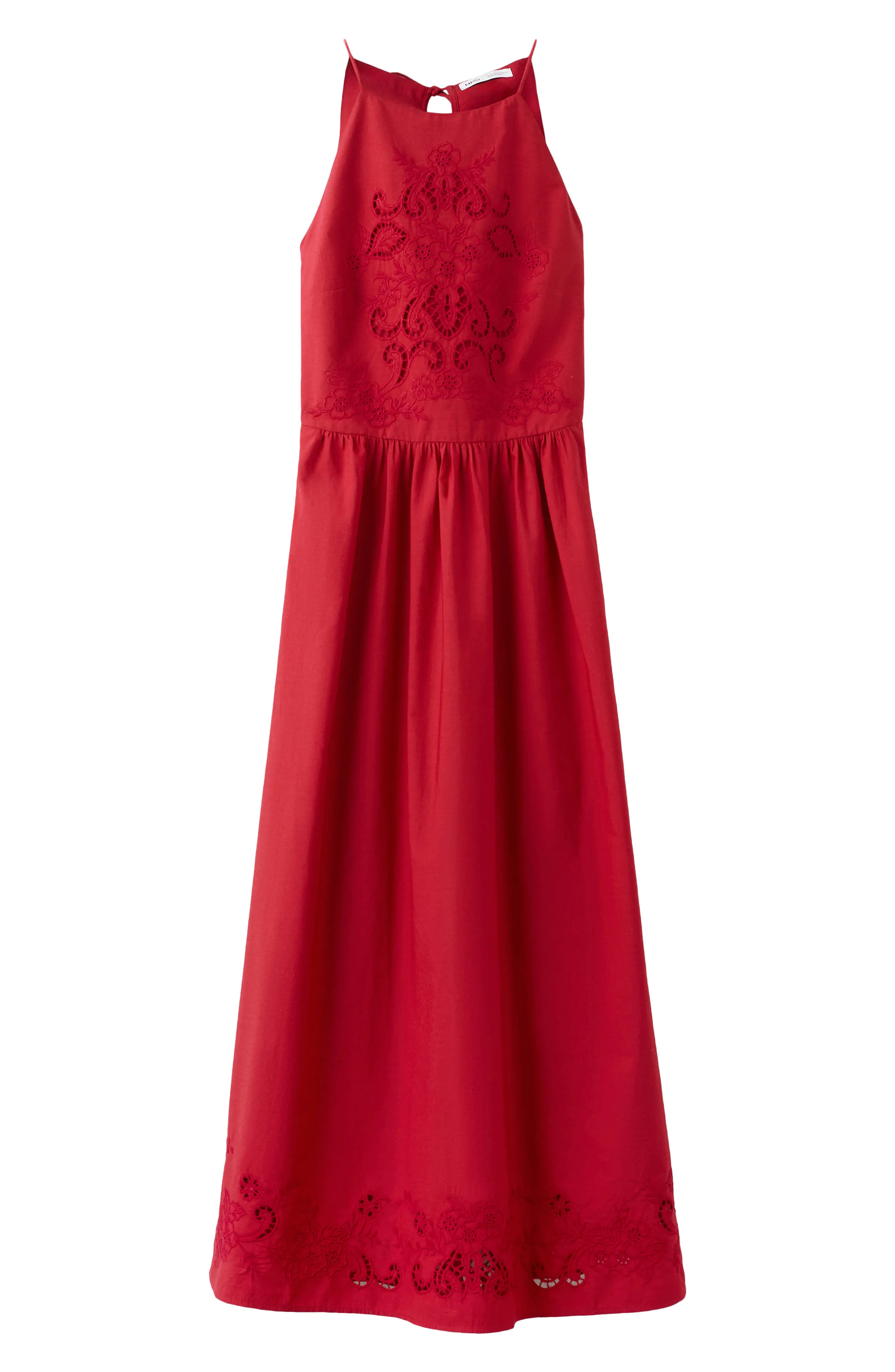 Embroidered Detail Cotton Dress (Women) | Nordstrom | Nordstrom