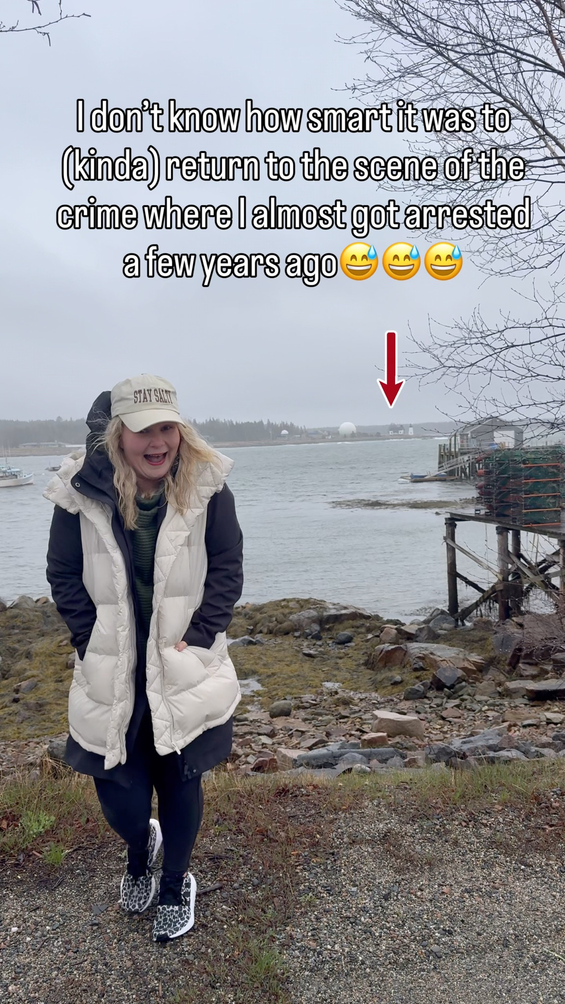 Kidding….kind of.
Some of you might remember this story. A few years ago I did a light house tour and Googled all the light houses in Maine. This was one of them. Nowhere did it say that it had been turned into a military base with ARMED guards with g*ns at the gate! 
I just wanted to see a lighthouse. In my defense I was not the only one who Google did dirty, and a couple years later I went with my friend, but this time we were aware, but again others weren’t. 😅
This trip I showed my parents the “scene of the cr!me” and how they raised a rebel 🤪🤣 
I will never NOT think of this.

#prospectharborlight #gouldsboro #downeastmaine #mainelighthouses 


#LTKTravel #LTKActive #LTKPetite