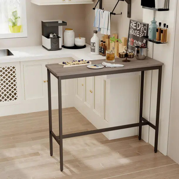 Aniv Counter Height 44.5'' Iron Dining Table | Wayfair North America