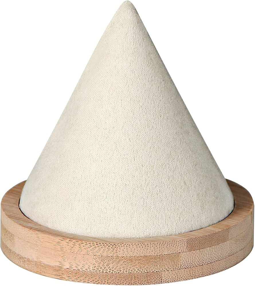 Bamboo Cone Bracelet Display Stand for Show Selling (Beige) | Amazon (US)