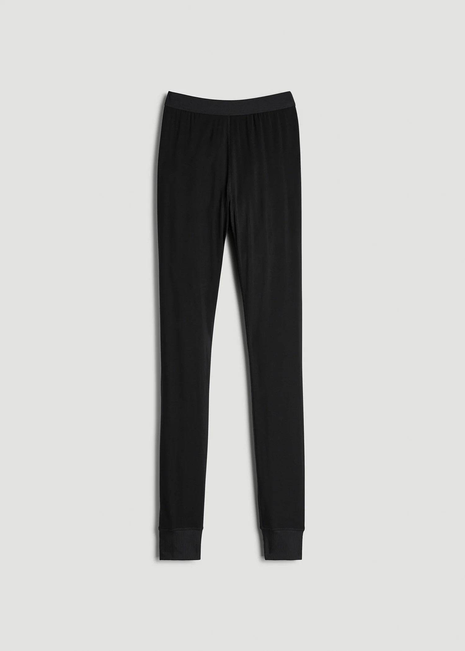 Thermal Merino Wool Base Layer Legging for Tall Women in Black | American Tall