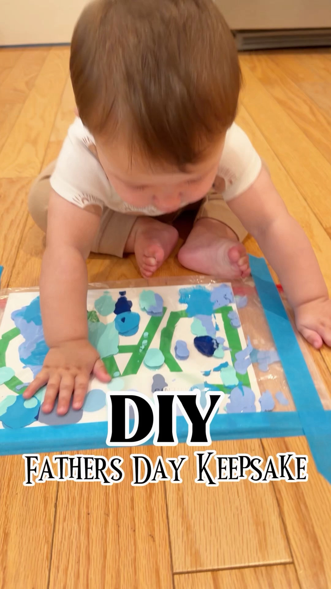 Comment DAD and I’ll send you a DM with everything I used for this craft. 💙

Looking for a meaningful Father’s Day keepsake? This simple painting activity creates a special gift that Dad can treasure for years to come.

All you need is a canvas, painter’s tape, paint, and a zip-top bag. The kids get to squish and spread the paint, making it fun, mess-free, and perfect for little hands. Once the paint dries, peel off the tape to reveal a sweet surprise for Dad.

✨ Easy to set up
✨ Baby and toddler friendly
✨ A keepsake Dad will love

Save this idea for Father’s Day! 💙

#LTKSeasonal #LTKKids #LTKmomlife