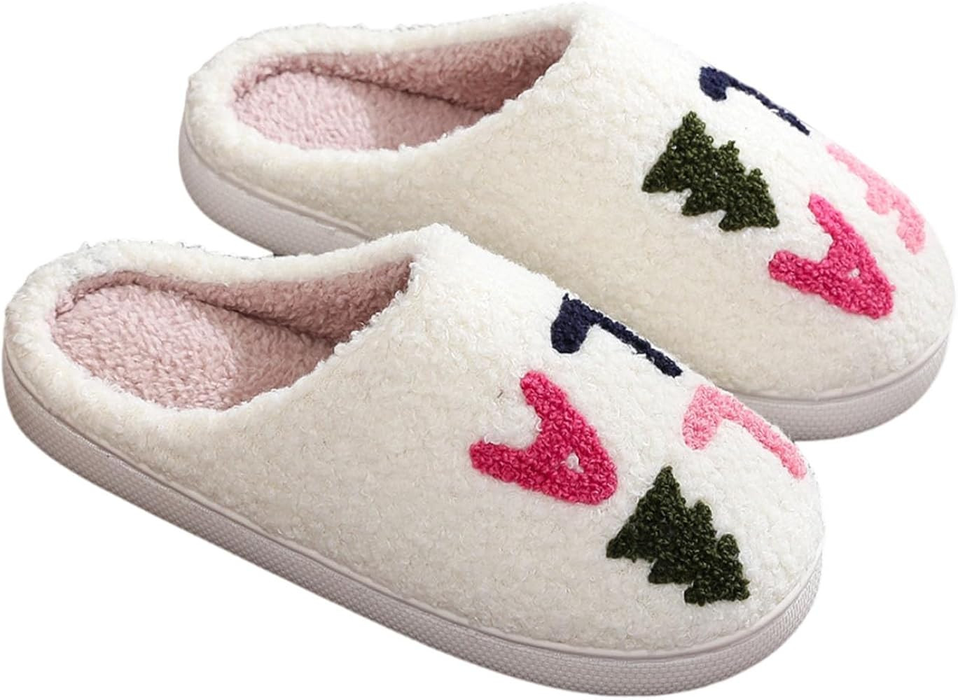 Women's Men's Fuzzy Memory Foam Slippers Fluffy Warm Comfort Light Weight Indoor Outdoor House Co... | Amazon (US)