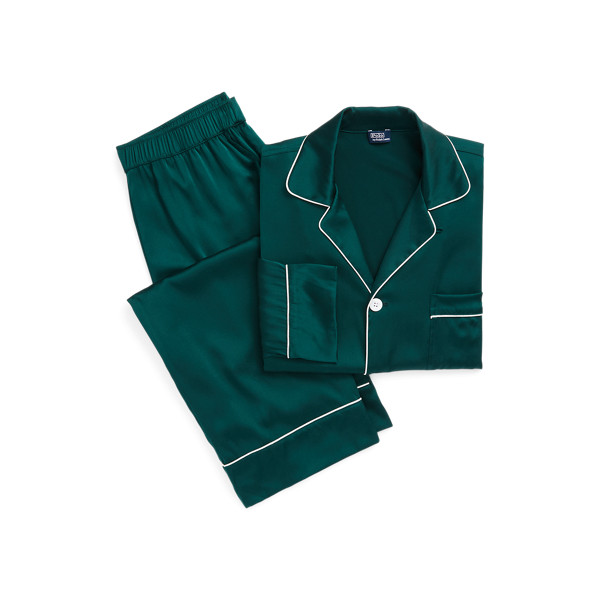 Stretch Silk Long-Sleeve Pyjama Set | Ralph Lauren (UK)