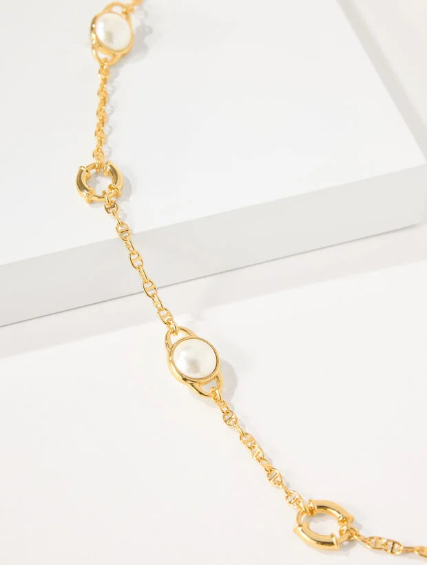 Leona Pearl Cabochon Necklace | Talbots