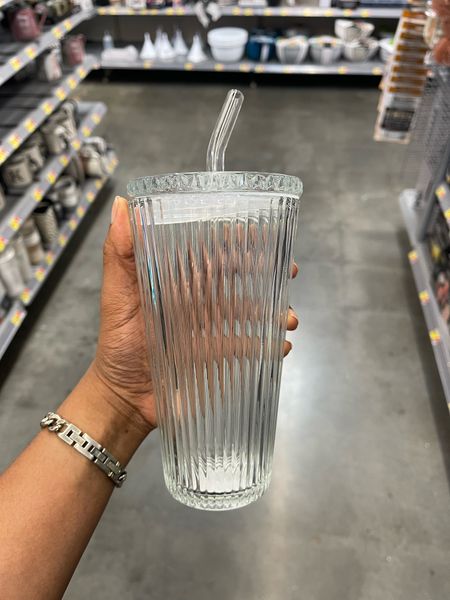 Glass tumbler cup from Walmart for only $4.

#LTKFindsUnder50 #LTKGiftGuide #LTKHome