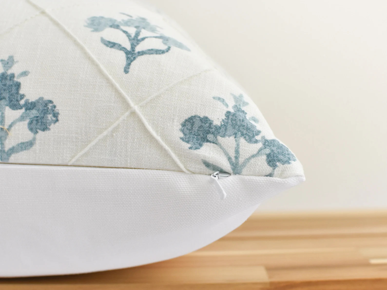 Blue and White Floral Pillow Cover, Blue Floral Medallion Pillow Cover - Etsy | Etsy (Global)