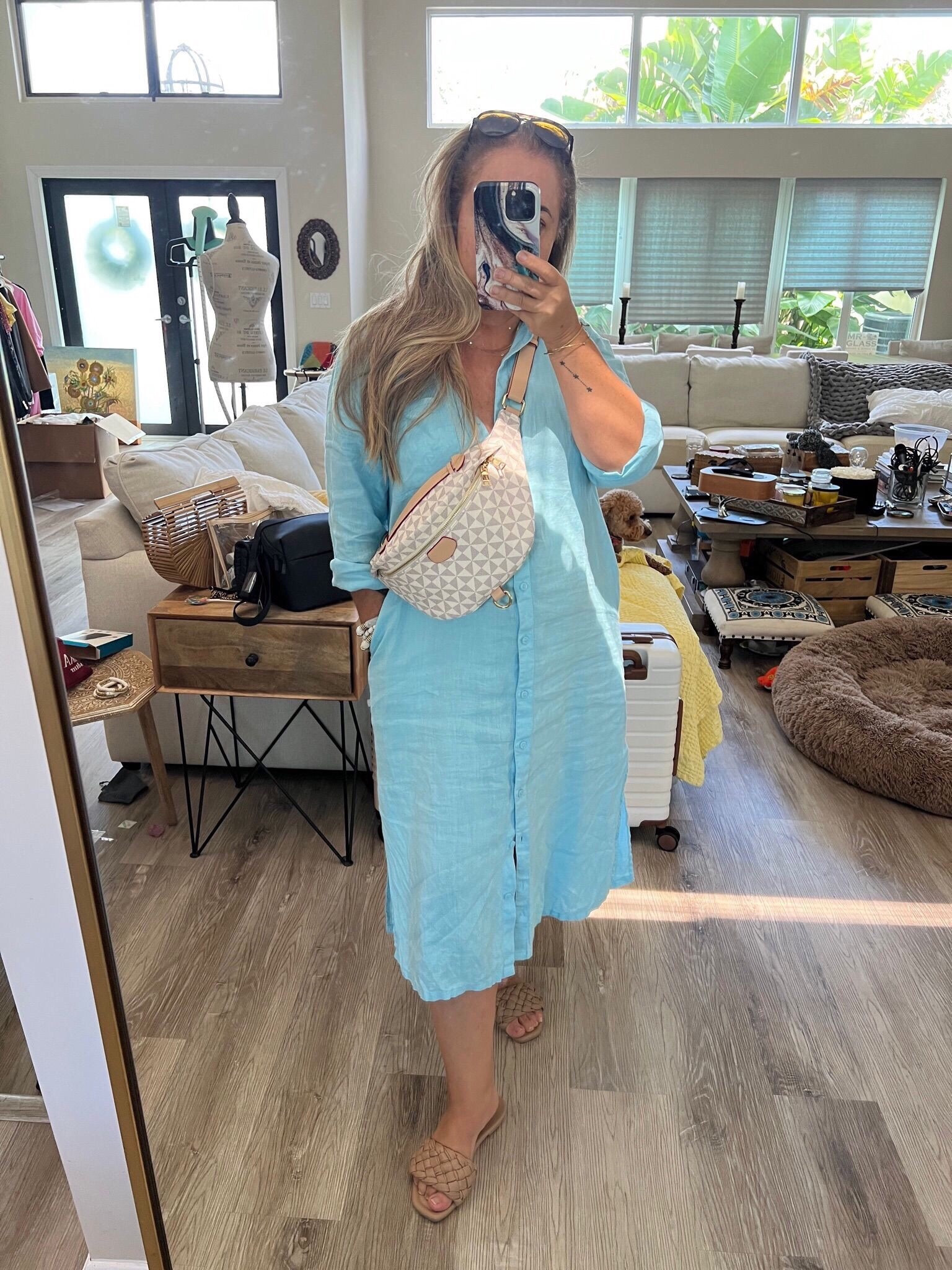 
The Drop Women's Fiona Relaxed Linen Midi Shirt dress. Perfect for travel vacation and summer outfit. My bag and shoes is from Amazon. 



#LTKStyleTip #LTKMidsize