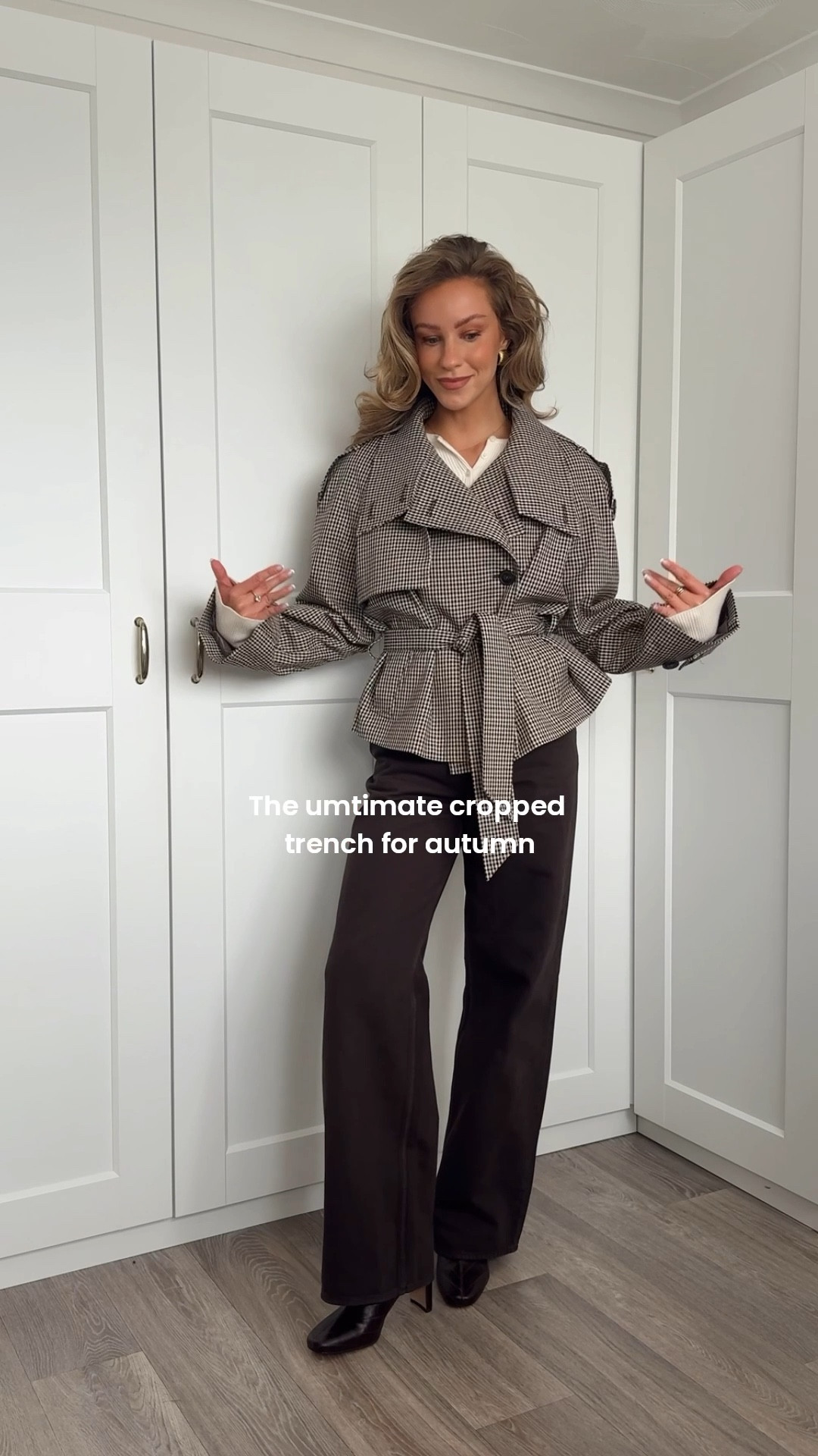 the ultimate cropped trench coat, funnel neck coat, autumn jacket, cropped trench, 

#LTKstyletip #LTKautumn #LTKuk