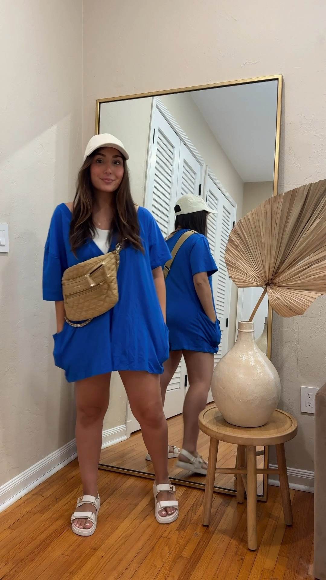 The cutest Amazon romper! Wearing a medium and wearing it with the v in front because I like it way better! Wearing a M/L in the tanks under too 

#LTKFindsUnder50 #LTKStyleTip #LTKFindsUnder100