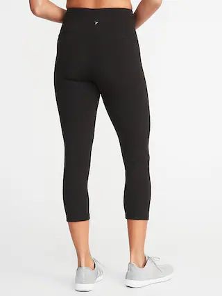 High-Waisted Elevate Crop Leggings For Women | Old Navy (US)