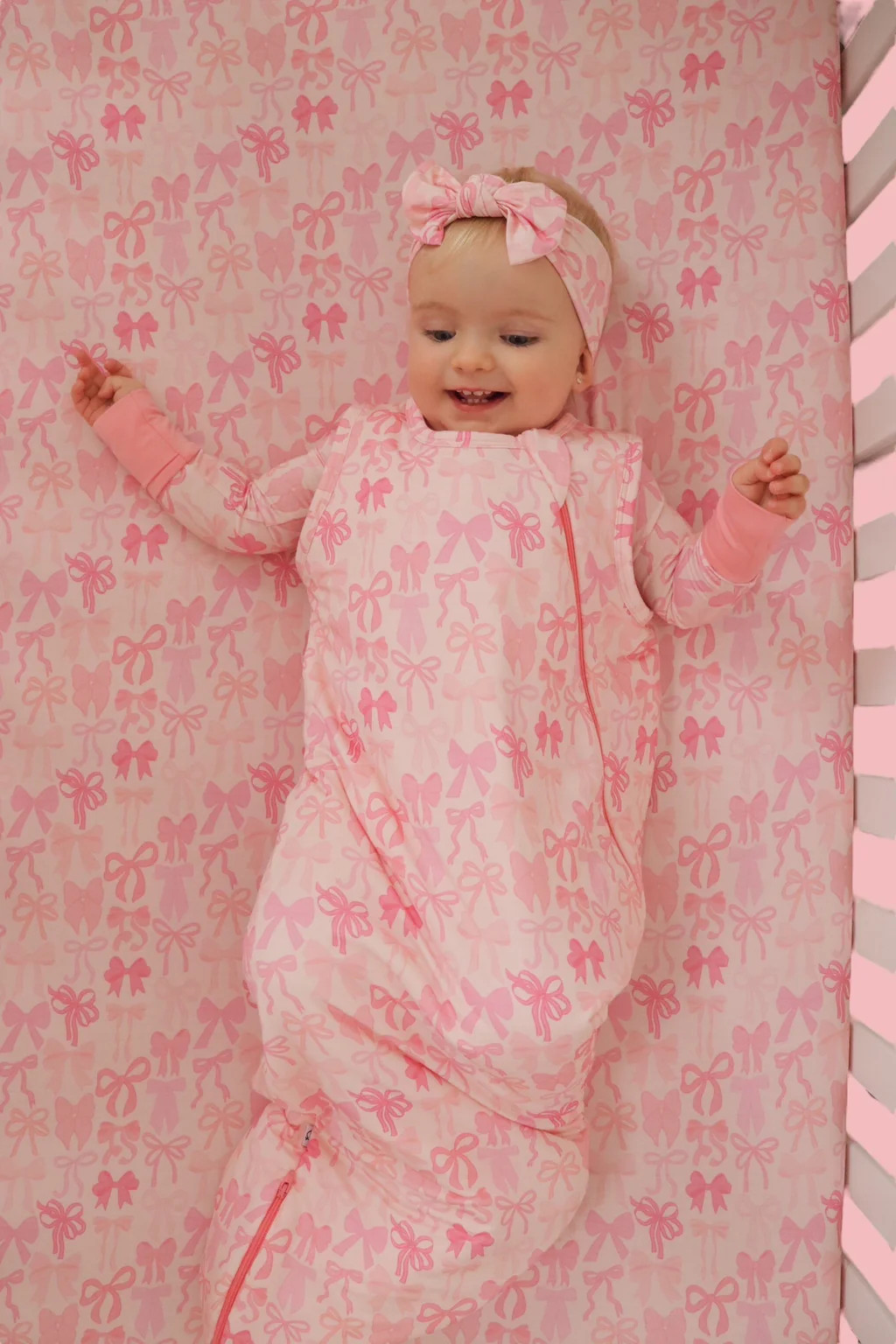 BLISSFUL BOWS DREAM SLEEP SACK | Dream Big Little Co.