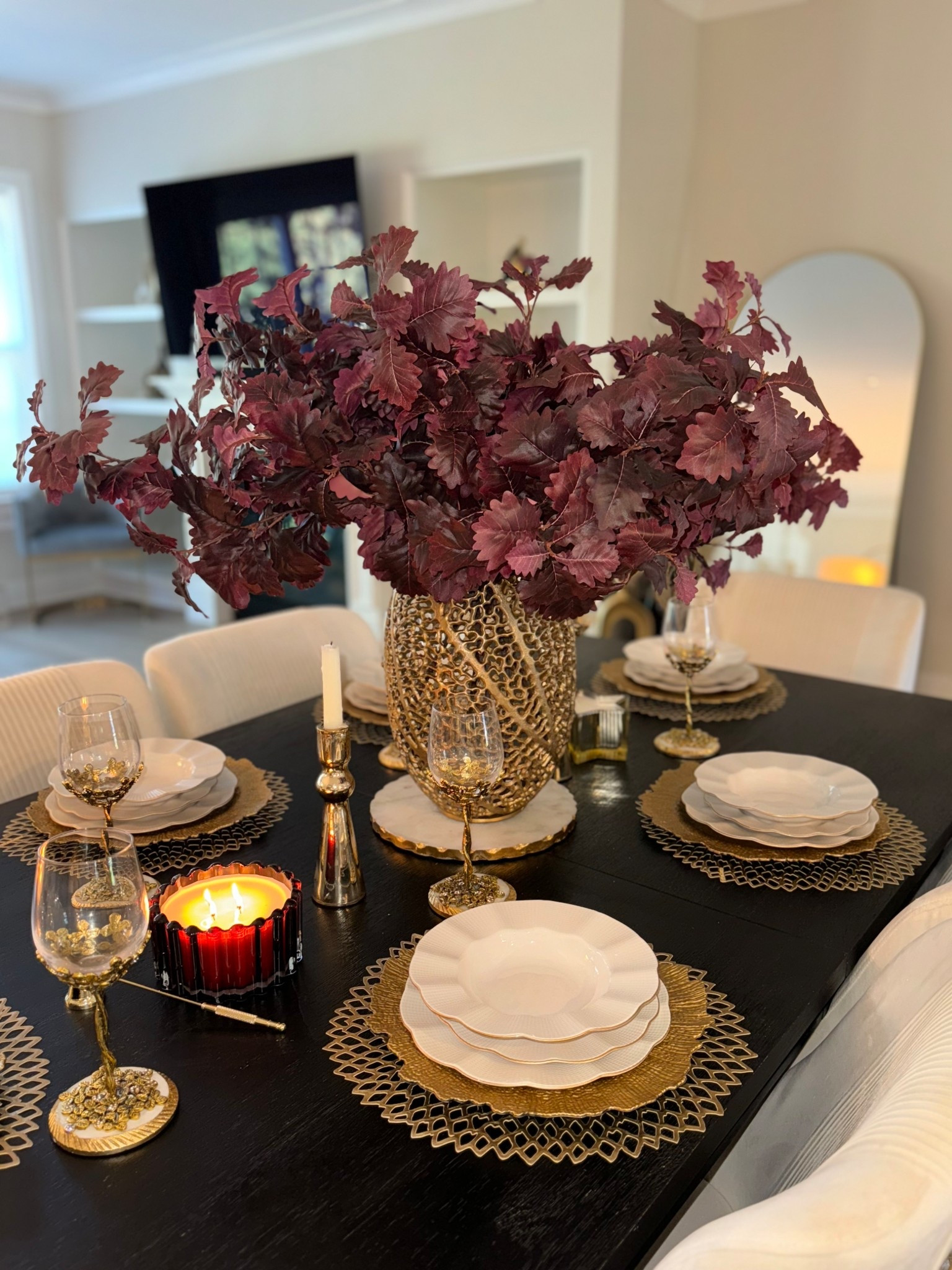 These plum stems (5 pictured here) are an incredible autumnal find 🍂

They are currently out of stock (soooo popular!!), but I’ve linked similar options. Total pottery barn dupes for significantly less ~ they look $$$$ 💜🤎

#LTKSeasonal #LTKFallSale #LTKHome