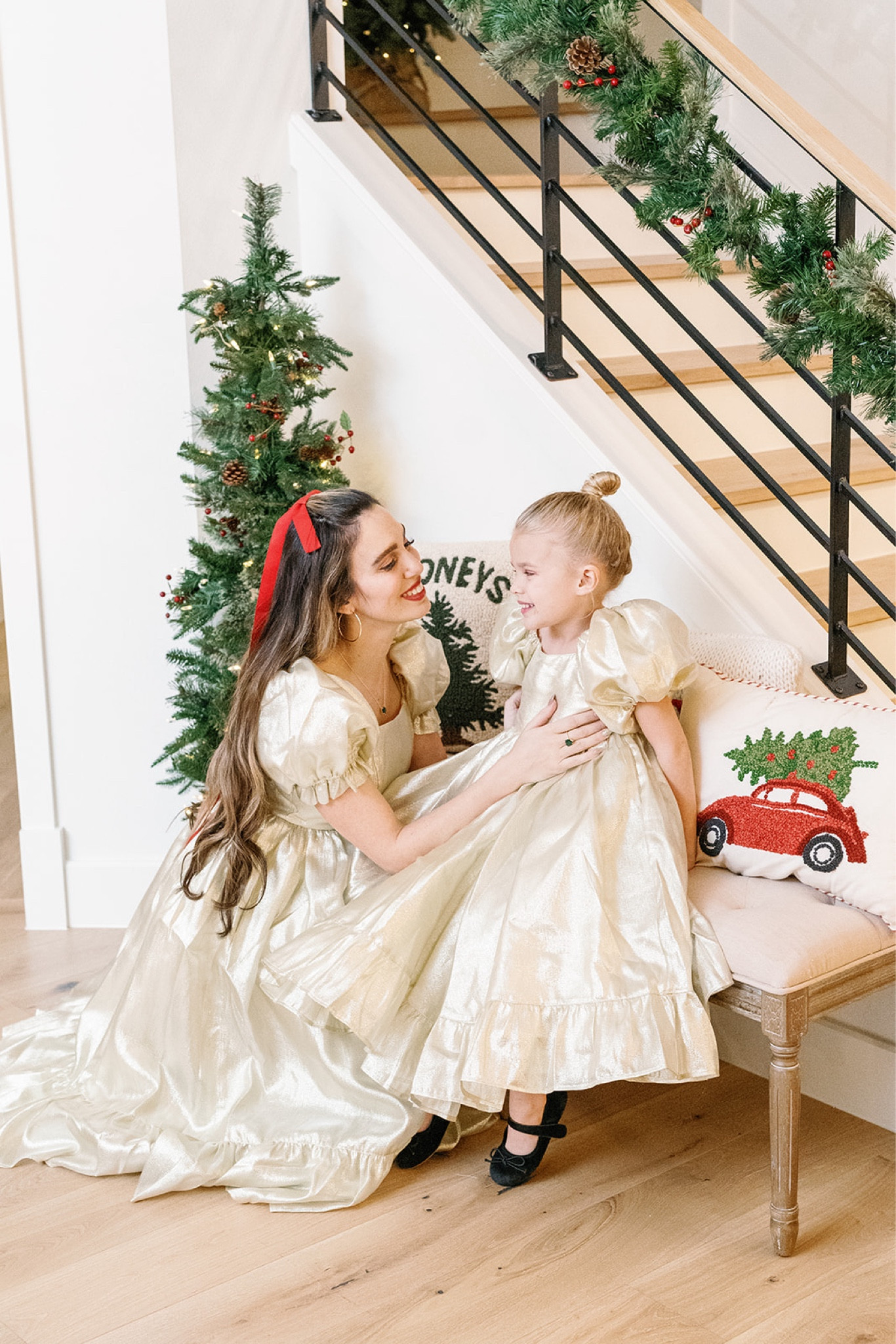 Major throwback to this sweet matching moment with me and my daughter a few Christmases ago. We wore this princess-y gold dress with puff-sleeve details. Our dress was originally from Ivy City but I’ve linked some similar options here! 
#formalwear #mommyandme #holidaylooks #matchingoutfits

#LTKStyleTip #LTKSeasonal #LTKKids