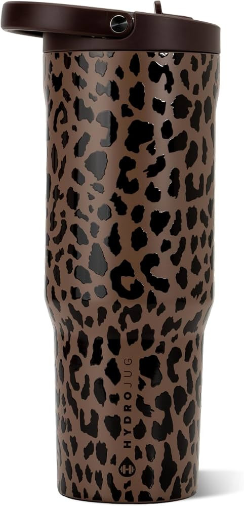 HydroJug Sport 32 oz Insulated Stainless Steel Water Bottle, Brown Leopard | Amazon (US)
