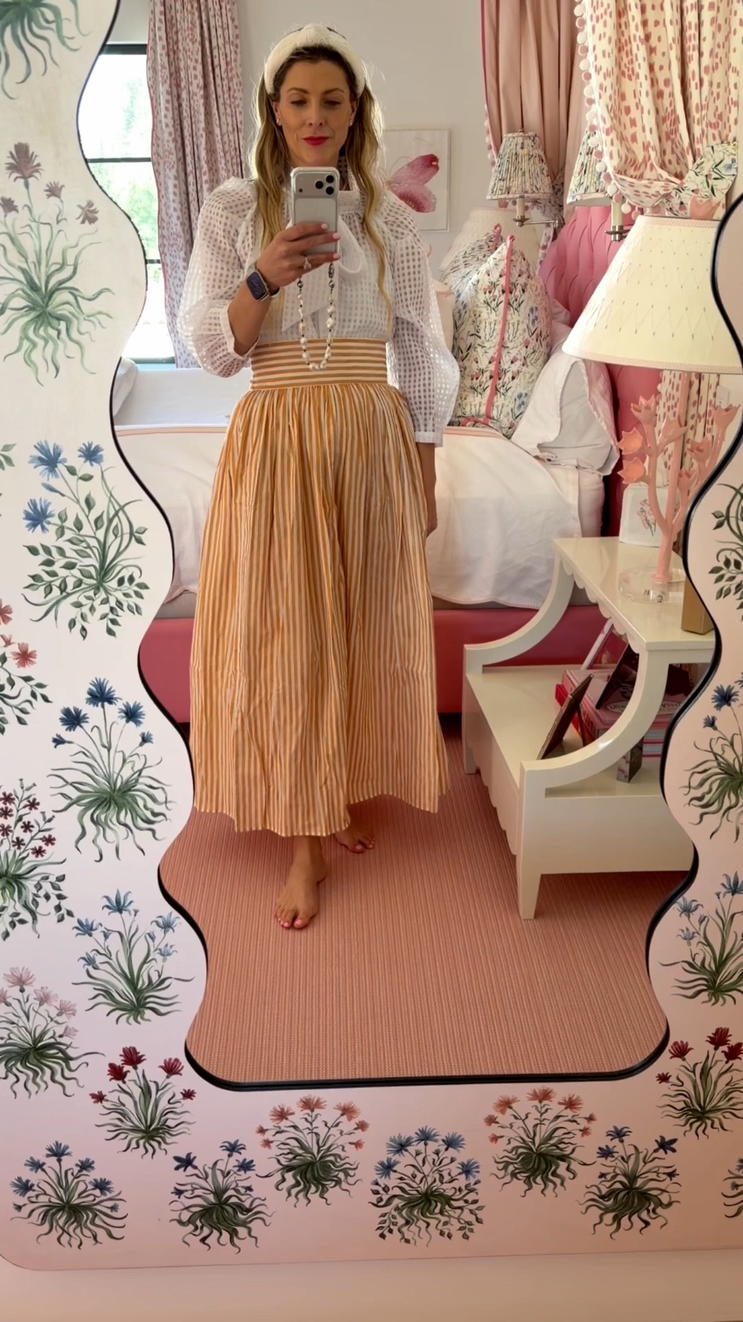 Love feminine pieces for Spring 

#LTKootd #LTKTall #LTKOver40