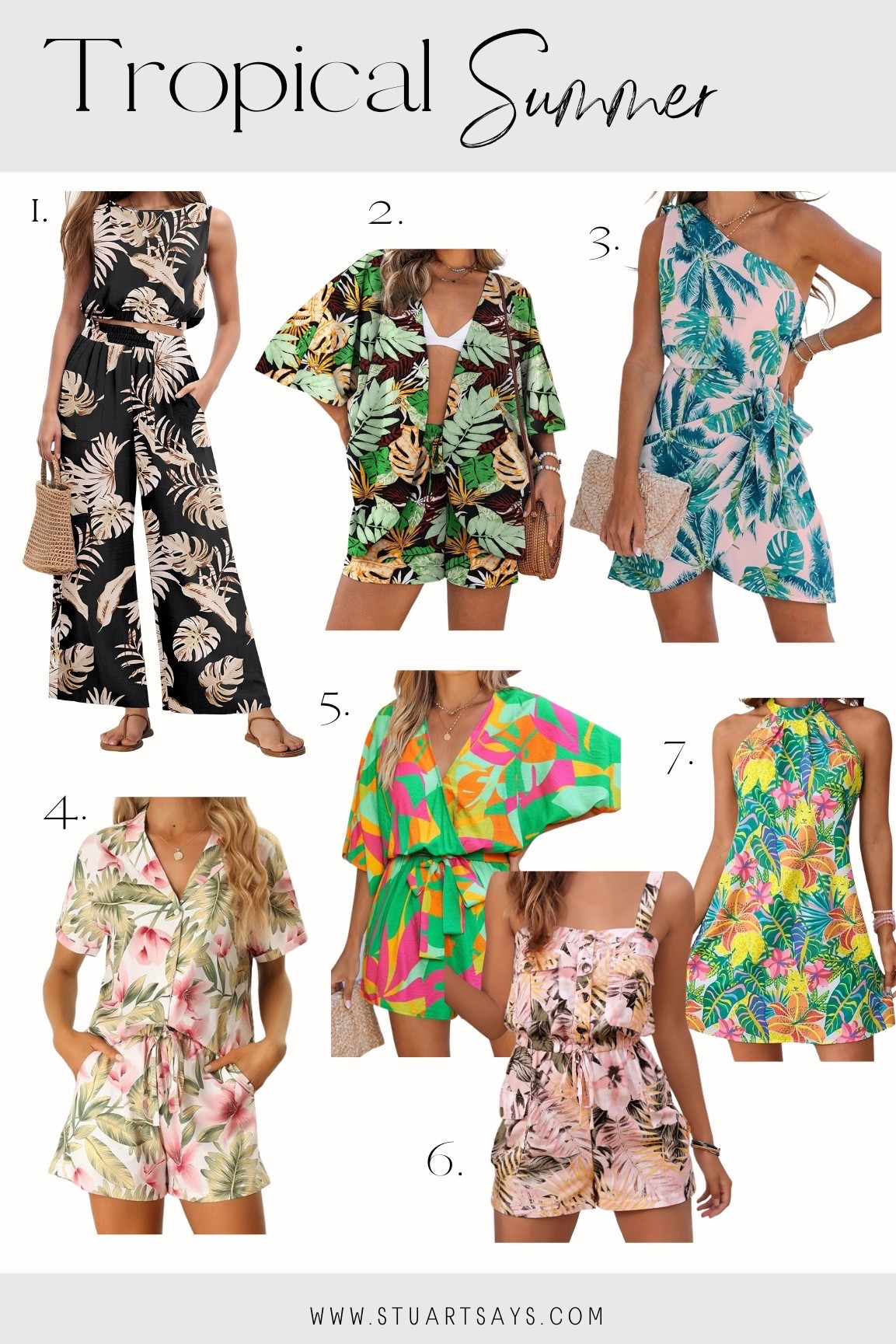 Tropical summer fashion finds

#LTKootd #LTKgrwm