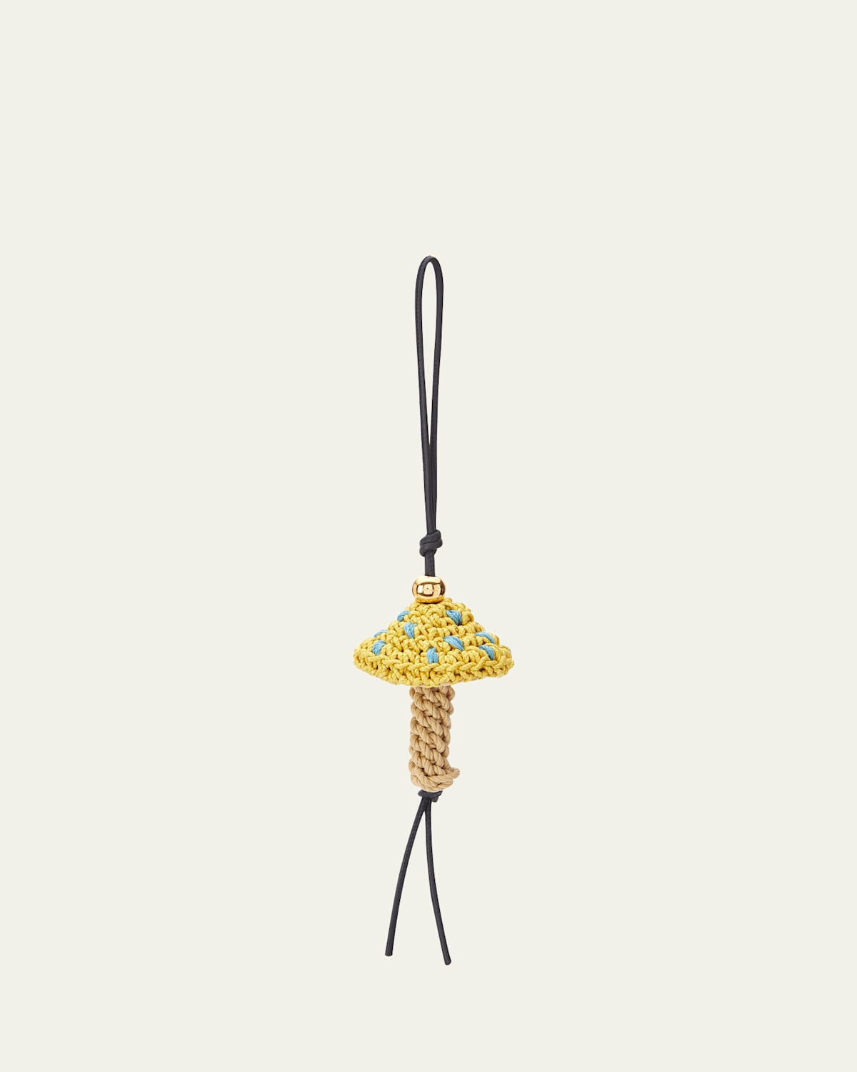 Woven Mushroom Bag Charm | Bergdorf Goodman
