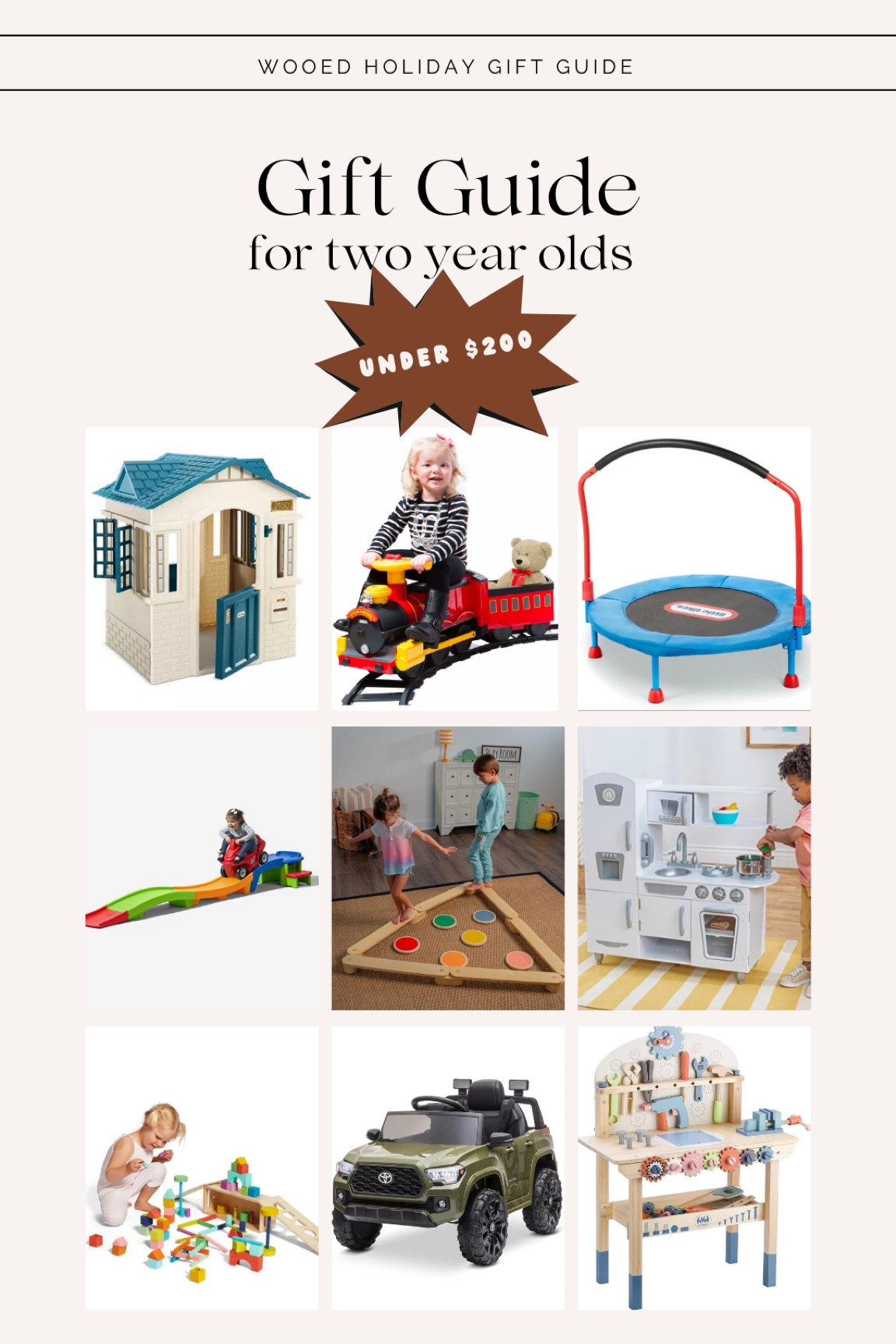 Gift guide for two year olds all under $200!

#LTKHoliday #LTKHolidaySale #LTKGiftGuide