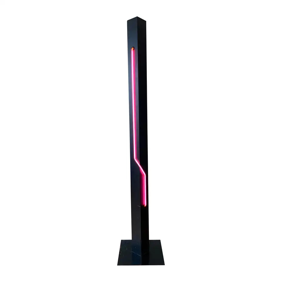 Sculptural Neon Torchiere Floor Lamp by Let There Be Neon for George Kovacs | 1stDibs
