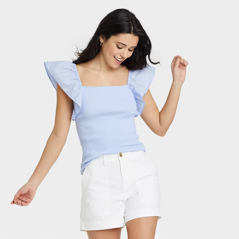 Women's Ruffle Top - A New Day™ | Target