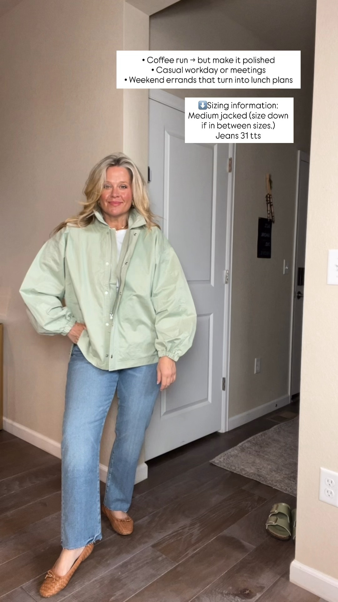  ✨Tap the bell, save and ❤️ for over 40 fashion, midlife style, midsize fashion and luxury looks for less. 

• Coffee run → but make it polished
• Casual workday or meetings
• Weekend errands that turn into lunch plans

Anti-pooch starts with LIFT 👏

Structured jacket + straight-leg denim = instant polish without clinging

Easy, comfortable, and flattering

👑"Helping you look good, feel good!" - Lindsey Denver

Follow my LTK @Over40andmidlife on the @shop.LTK app to view this post and get my exclusive app-only content!

#liketkit #LTKMidsize #LTKPlusSize #LTKOver40
@shop.ltk
https://liketk.it/66Vcz