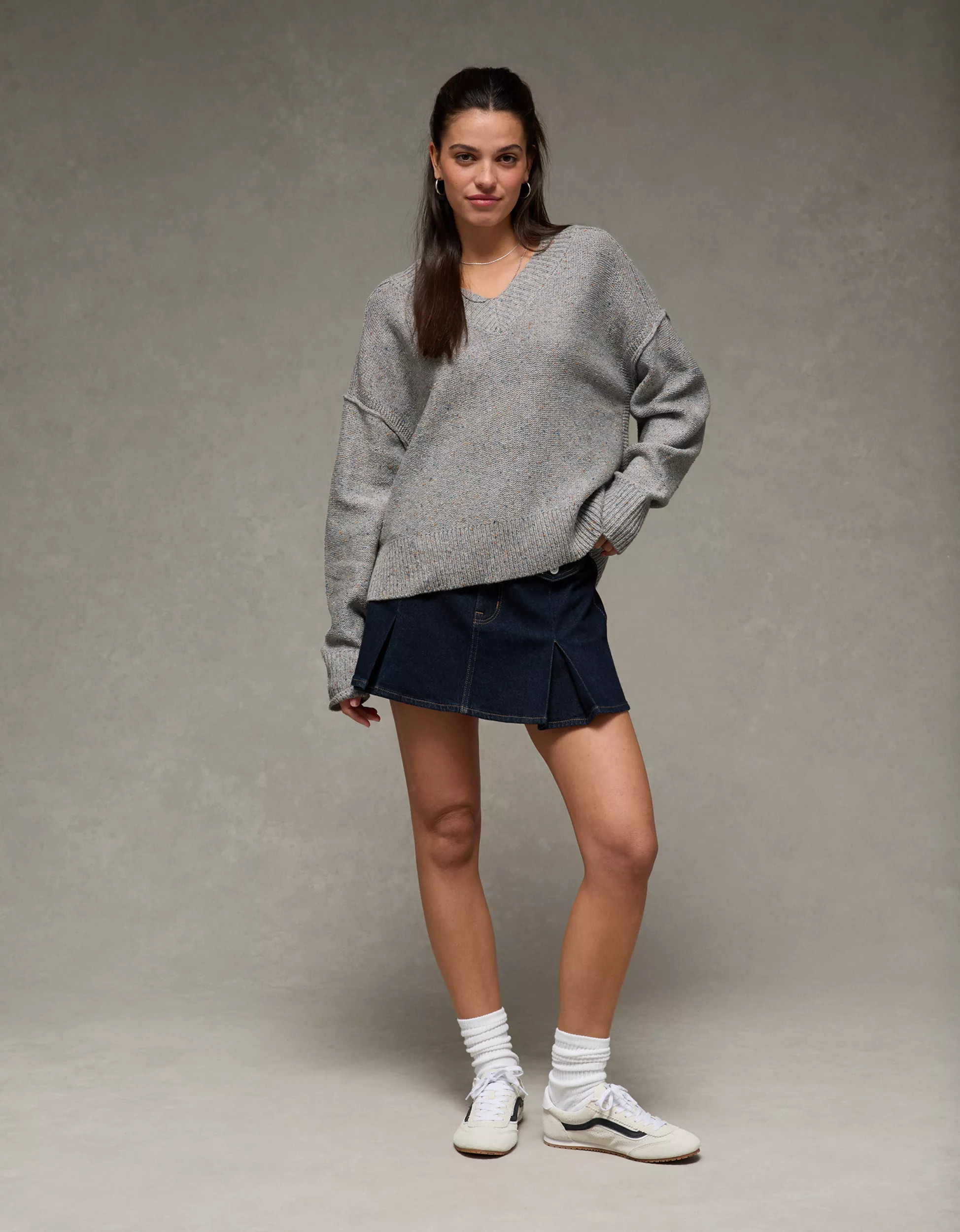 AE Long Weekend V-Neck Sweater | American Eagle Outfitters (US & CA)