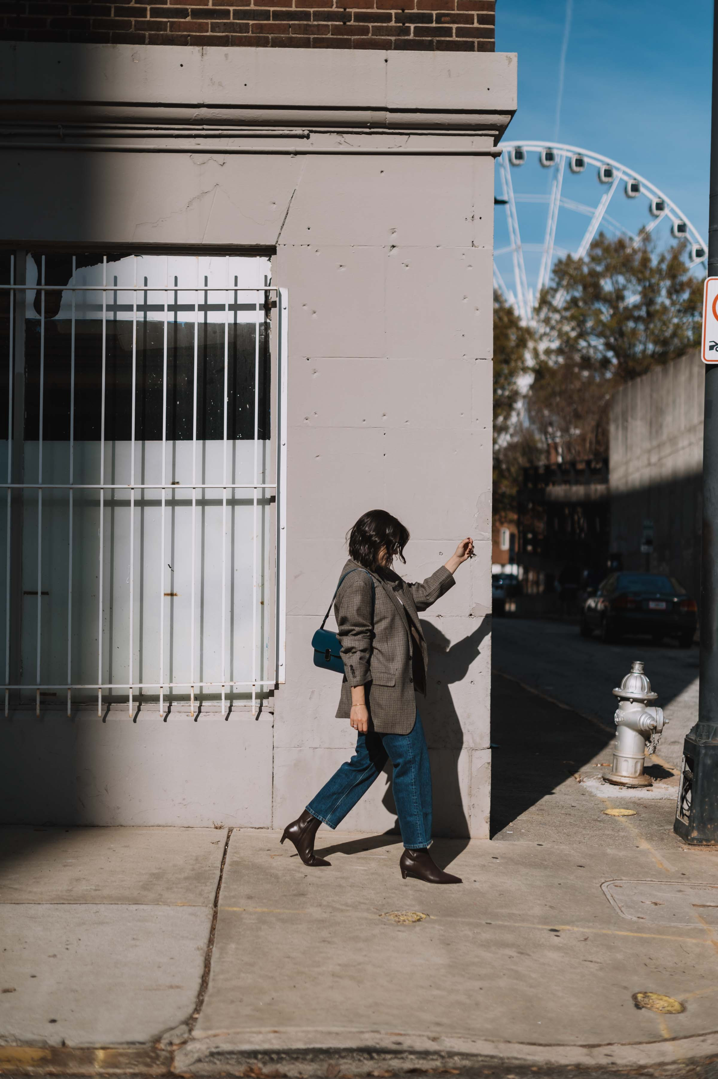 oversized blazer - thrifted but linking similar options. straight leg jeans everlane, runs tts. pointed toe booties. outfits with an oversized blazer. fall outfit ideas. business casual outfits 

 #LTKootd #LTKFindsUnder100 #LTKWorkwear