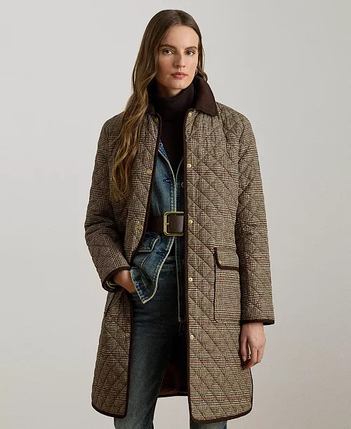 Lauren Ralph Lauren Women's Quilted Coat - Macy's | Macy's