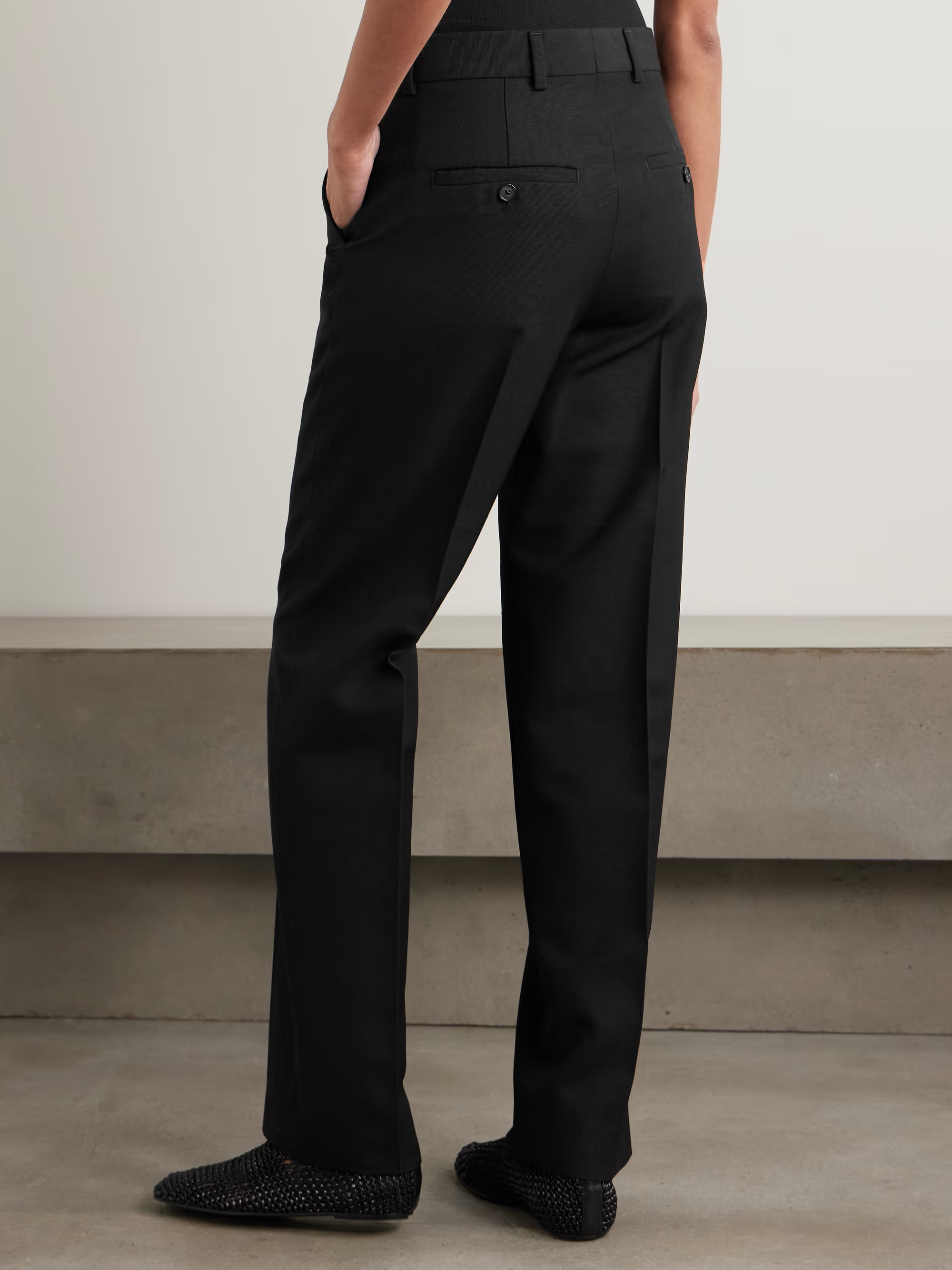 Garderob recycled grain de poudre straight-leg pants | NET-A-PORTER APAC